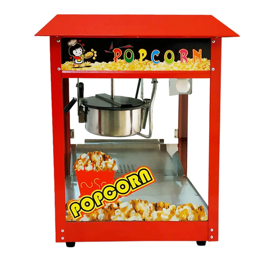 Automatisierung Industrielle elektrische Popcorn-Maschine Preis Kommerzielle Karamell-Popcorn-Maschine