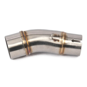 Tubo de Escape Intermedio para Motocicleta <span class=keywords><strong>Kawasaki</strong></span> <span class=keywords><strong>Ninja</strong></span> 400 Z400 Z250 2017-2021, 51 mm, Sistema de Silenciador - Product Image 6