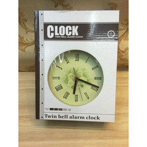 Metal Alarm Clock 6 Inch Double Bell Battery Operated Desk Clock - Product Image 5