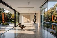 Ventana Panorámica de Gran Tamaño con Marco de Aluminio y Doble Acristalamiento Insonorizado para Cocina, Estilo Villa Moderna BOCHARM