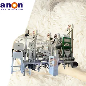 ANON 20-30 tpd arroz farinha moagem máquina arroz moinho máquinas preço no paquistão ricemill máquina pequeno auto arroz moinho