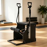 Chaise Wunda de Pilates Professionnelle, Équipement de Fitness Commercial pour Pilates, Poignées de Résistance, Entraînement du Core en Studio, Rééducation