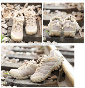 Hoge Kwaliteit 4-Inch Licht Coyote Suède Veiligheidstraining Laarzen Veters Enkelhoogte Wandelen Jungle Schoenen - Product Image 2