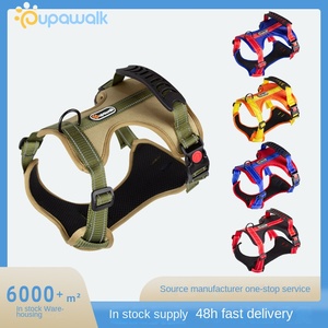 Stok pabrik harnes anjing besar multiwarna tombol nilon tebal antigigit pengikat Anjing mode poliester - Product Image 3