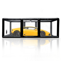 Abri de stationnement portable et étanche pour voiture, type capsule, avec cadre hermétique, tente de garage gonflable, cabine de peinture automobile
