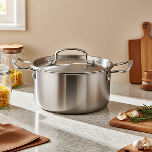 Bộ nồi chảo inox 10 món bán chạy năm <span class=keywords><strong>2025</strong></span>, dùng được với bếp từ - Product Image 6