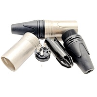 Adaptateurs de connecteurs mâles TRS 3,5 mm personnalisés, plaqués or, en alliage de zinc, avec prise jack stéréo 1/4 TRS, IP67, pour guitares/instruments audio