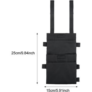 Custom Crutch Bag Portable <b>Waterproof</b> Forearm Crutch Storage Mini Tote Bag Universal Drink Holder Pouch for Seniors Disabled - Product Image 2