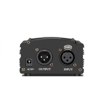 Alimentation fantôme PS1 du fabricant 48V Condensateur spécial de diffusion en direct Adaptateur de microphone cardioïde filaire XLR mâle femelle