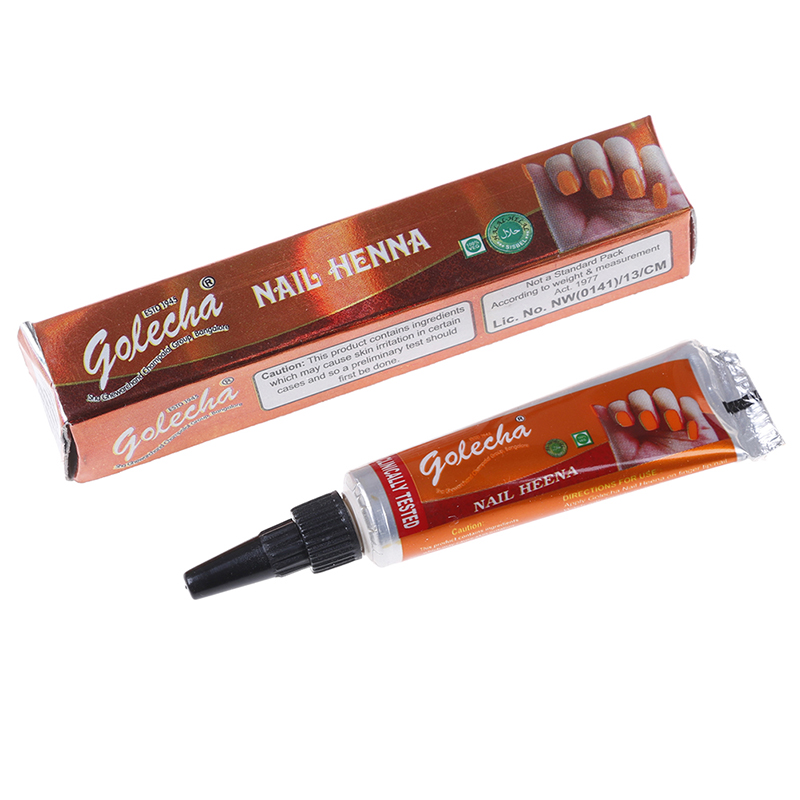 1 шт. индийская паста для ногтей GOLECHA Henna боди-арт, менди цветная хна мусульманская паста для ногтей конусы для мусульманского натурального дизайна ногтей