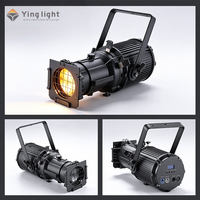 Projecteur profilé ellipsoïdal LED 300W bicolore 3200K 5600K Ra≥95 avec lentille K9 DMX512 AC100-240V pour scène de théâtre (type Leko)
