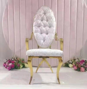 Düğün olay paslanmaz çelik restoran sandalye otel parti boş sandalye satışı - Product Image 3