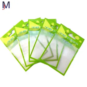 Cheap colored self adhesive backed eco-friendly products plastic poly bags clear opp bag with header
