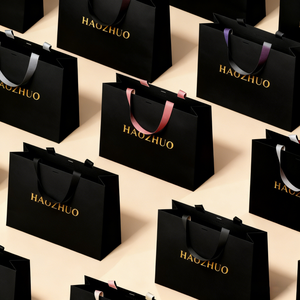 Borsa <span class=keywords><strong>di</strong></span> <span class=keywords><strong>Carta</strong></span> Riciclabile e Biodegradabile per Shopping e Abbigliamento, Confezione Regalo <span class=keywords><strong>di</strong></span> Lusso con Logo Personalizzato per Aziende - Product Image 1