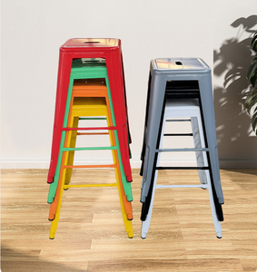 Tabouret de <span class=keywords><strong>bar</strong></span> réglable EKL pour extérieur, robuste, avec dossier bas, pour restaurant, café et <span class=keywords><strong>table</strong></span> de <span class=keywords><strong>bar</strong></span> - Product Image 6