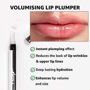 Lucidalabbra Volumizzante Trasparente con <span class=keywords><strong>Acido</strong></span> <span class=keywords><strong>Ialuronico</strong></span> per Idratazione Profonda e Brillantezza Intensa, Effetto Rimpolpante Istantaneo - Product Image 1