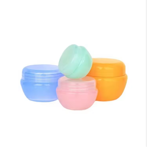 Frascos Cosméticos de Vidrio con Tapa de Rosca de PP en Colores Azul, Rosa, Naranja y Verde, Tamaños de 5g a 30g, Forma Cilíndrica - Product Image 1