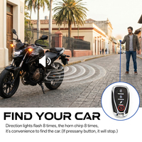 Système d'alarme de sécurité pour moto avec coupure automatique du moteur, antivol et immobilisateur