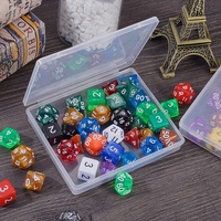 Boîte de rangement de bureau rectangulaire transparente en plastique de haute qualité, petite boîte de présentation pour collection