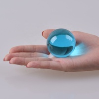 Sphères en cristal solide K9, boules de verre, pierres précieuses pour enfants, remplissages de vases, décorations pour piscines, polies, cadeau Feng Shui