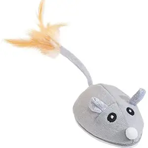 2022 yeni akıllı elektrikli evcil hayvan egzersiz oyuncak USB şarj edilebilir otomatik interaktif yavru kedi fareler oyuncaklar LED işıkları ile