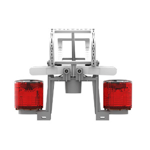 Luz de Advertencia Solar SW2736, LED Rojo, Marco de Aluminio, IP65, Luz de Seguridad Vial para Exteriores - Product Image 5