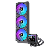 Vente flash - Refroidisseur liquide pour processeur AIO ARGB 240/360 mm, système de refroidissement par eau, radiateur compatible avec écran d'affichage numérique