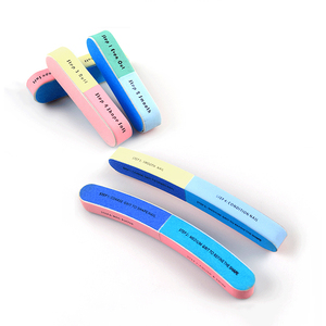 Promotional Double Sided Nail File Custom Logo 100/180 Double Side Grit Emery Board Nail File