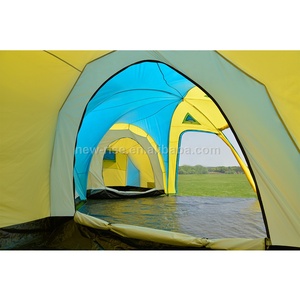 Camping Extra Large 6 Person Dome Family Group Camping <strong>Tent</strong> with <strong>3</strong> <strong>Bedrooms</strong> 1 Living Room - Product Image 6
