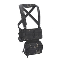 Gilet tactique avec porte-chargeurs en nylon pour l'entraînement et le combat en extérieur, étui camouflage pour le rangement des munitions