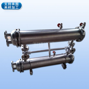 Refroidisseur horizontal à double tube Hengsheng SGLL4 12 16, équipement d'échange de chaleur par refroidissement à l'eau - Product Image 2