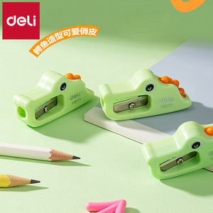 Deli Alligator Pencil Sharpener VB171 Green Adjustable For Students - Product Image 2