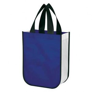 Sacs de courses réutilisables pliables à prix d'usine, logo imprimé personnalisé, sac fourre-tout non tissé laminé - Product Image 3