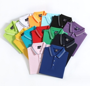 เสื้อกอล์ฟโพลีเอสเตอร์สำหรับผู้ชายเสื้อโปโลแห้งเร็วพิมพ์โลโก้ผ้าสแปนเด็กซ์โพลีเอสเตอร์ - Product Image 1