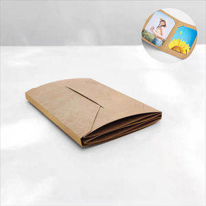 アコーディオン折りDIYフォトアルバム、空白のアルバム、写真の折りたたみ式カード - Product Image 3