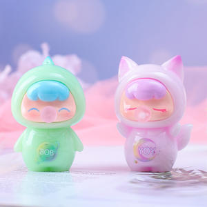 Nouvelles décorations de maison en forme de cœur, mignonnes poupées fruitées qui soufflent des bulles, cadeau créatif pour fille - Product Image 3