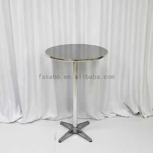 Table de terrasse bistrot à forte demande, table basse d'extérieur en alliage d'aluminium métallique, table pliante de cocktail d'extérieur pour bar - Product Image 3