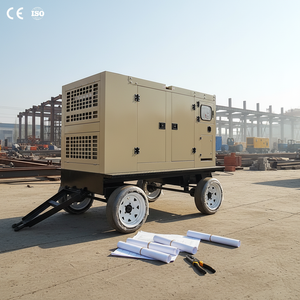 Générateur diesel silencieux 100 kW, 75 kW, 200 kW à vendre – Modèle mobile sur quatre roues, automatisé et silencieux - Product Image 1
