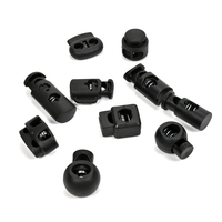 Fabricants prix en gros protection de l'environnement en plastique noir boucle réglable boulon de verrouillage de corde accessoires pour lanière