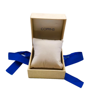 Caja de combinación de joyería personalizada Caja de almacenamiento de pulsera de pendiente de gama alta con cinta - Product Image 2