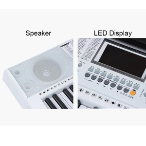 <span class=keywords><strong>Clavier</strong></span> de piano électronique 61 touches MK-2108 avec logo personnalisé pour étudiants, débutants et joueurs de musique - Product Image 3