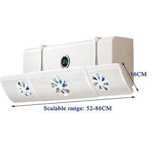 COOLWORLD <span class=keywords><strong>Déflecteur</strong></span> de <span class=keywords><strong>climatisation</strong></span> 3-en-1, réglable en longueur et en angle - Product Image 3