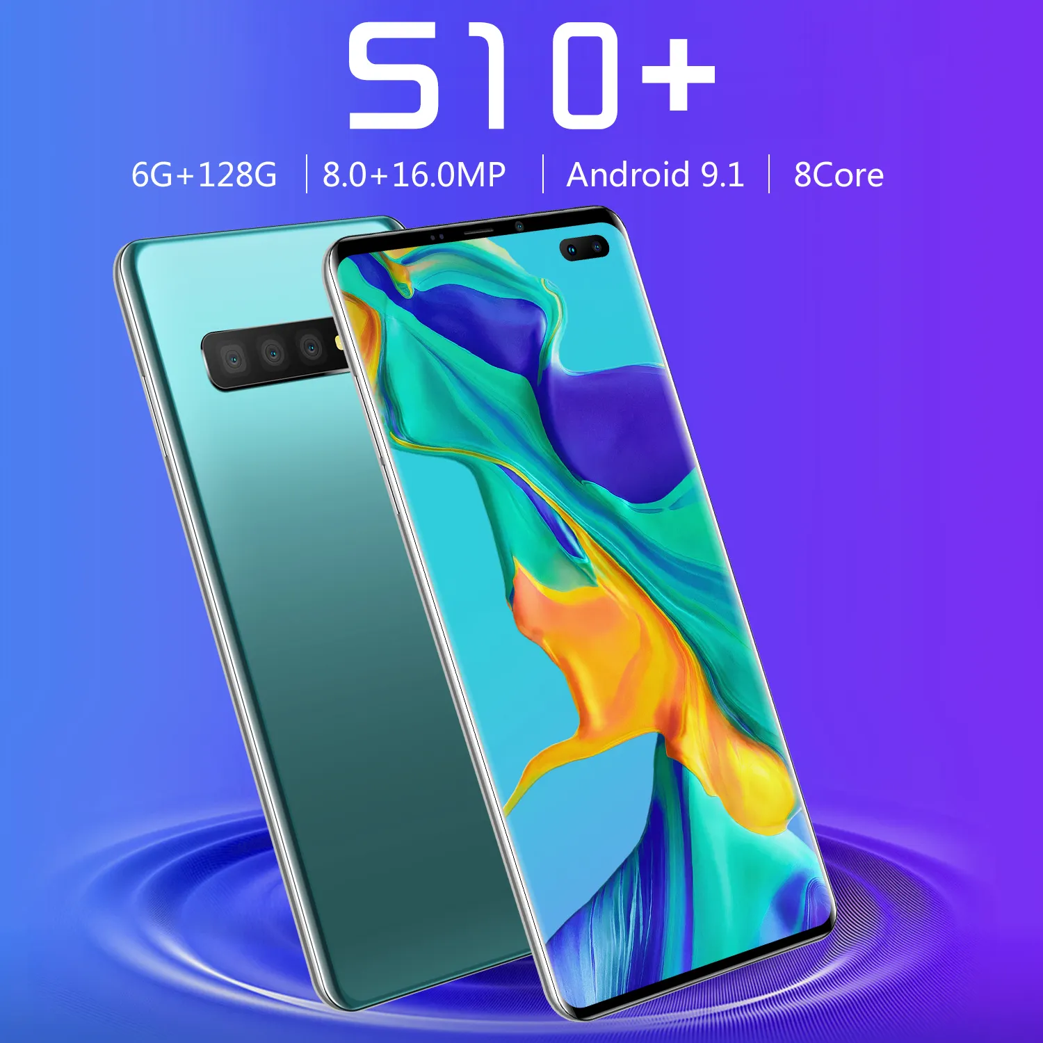 2020 Hot Sale S10+ Android AMOLED 3G 4G 5G android phone Wholesale Original Unlocked Smart Mobile phone