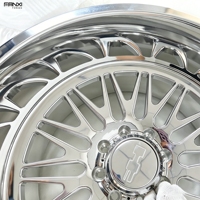 Jantes en alliage d'aluminium 6061 20x10 22x12 22x10 24x12 24x14 26x12 26x14 26x16 Polies Concaves à 6/8 trous pour Ford Chevrolet