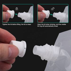 Bico para saco de licor transparente, preço competitivo, viagem, bebidas, álcool, líquido, embalagem de licor, bico - Product Image 3