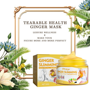 Masque chauffant au gingembre South Moon pour resserrer le double <span class=keywords><strong>menton</strong></span>, affiner le ventre et le abdomen, crème gel liftante et remodelante pour le corps - Product Image 2