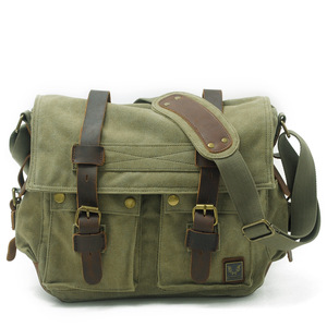 Nouveau design <span class=keywords><strong>de</strong></span> sac messager en toile personnalisé avec intercalaire pour ordinateur portable sac porte-documents sacs à bandoulière tendance unisexe - Product Image 4