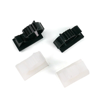 2025 meilleur vendeur R Type noir adhésif câble Clips Pvc fil organisateur support de cordon pour bureau voiture mur Ethernet câble gestion