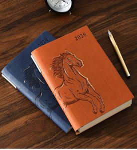 Exquisito Cuaderno de Negocios A5 con Tapa Dura de Cuero PU, Agenda 2026, Diario Personalizado con Páginas Gruesas y Cubierta Multicolor - Product Image 2