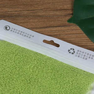 Custom Color 3 Side Seal Heat Seal Gravure Printed Recyclable Towel Bag with Window for Packaging - Product Image 5